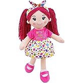 June Garden 14" Best Big Sister Sophie Soft Plush Doll, Pink | Best Big Sister design with embroidered details supports family role-play and announcement gifting for ages 18 months+