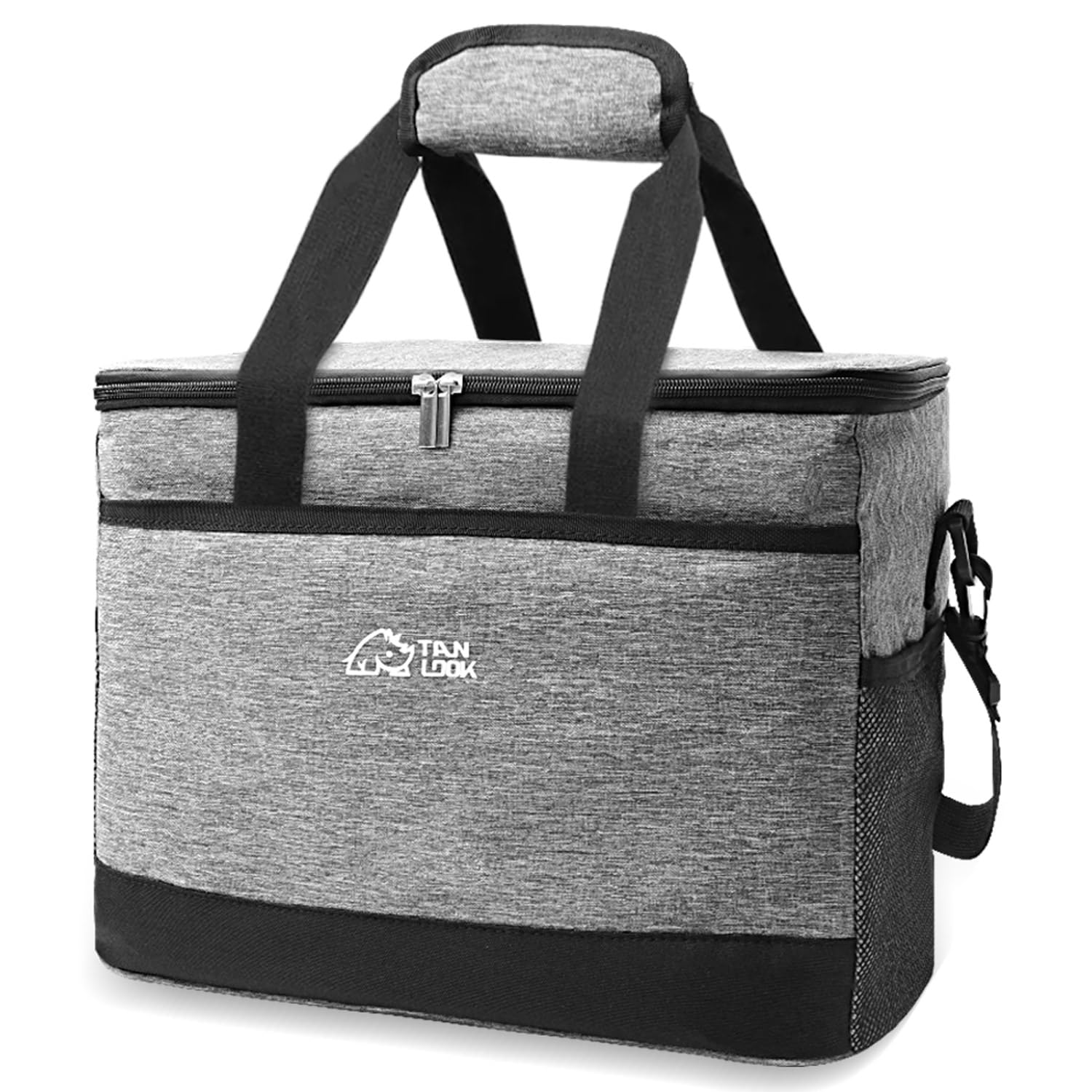 Everpwr Cooler Bag 30L, Large Insulated Picnic Bag Lunch Bag, Waterproof Soft-Sided Cool Bag for Camping/BBQ/Beach/Family Travelling & Outdoor Activities (Grey)