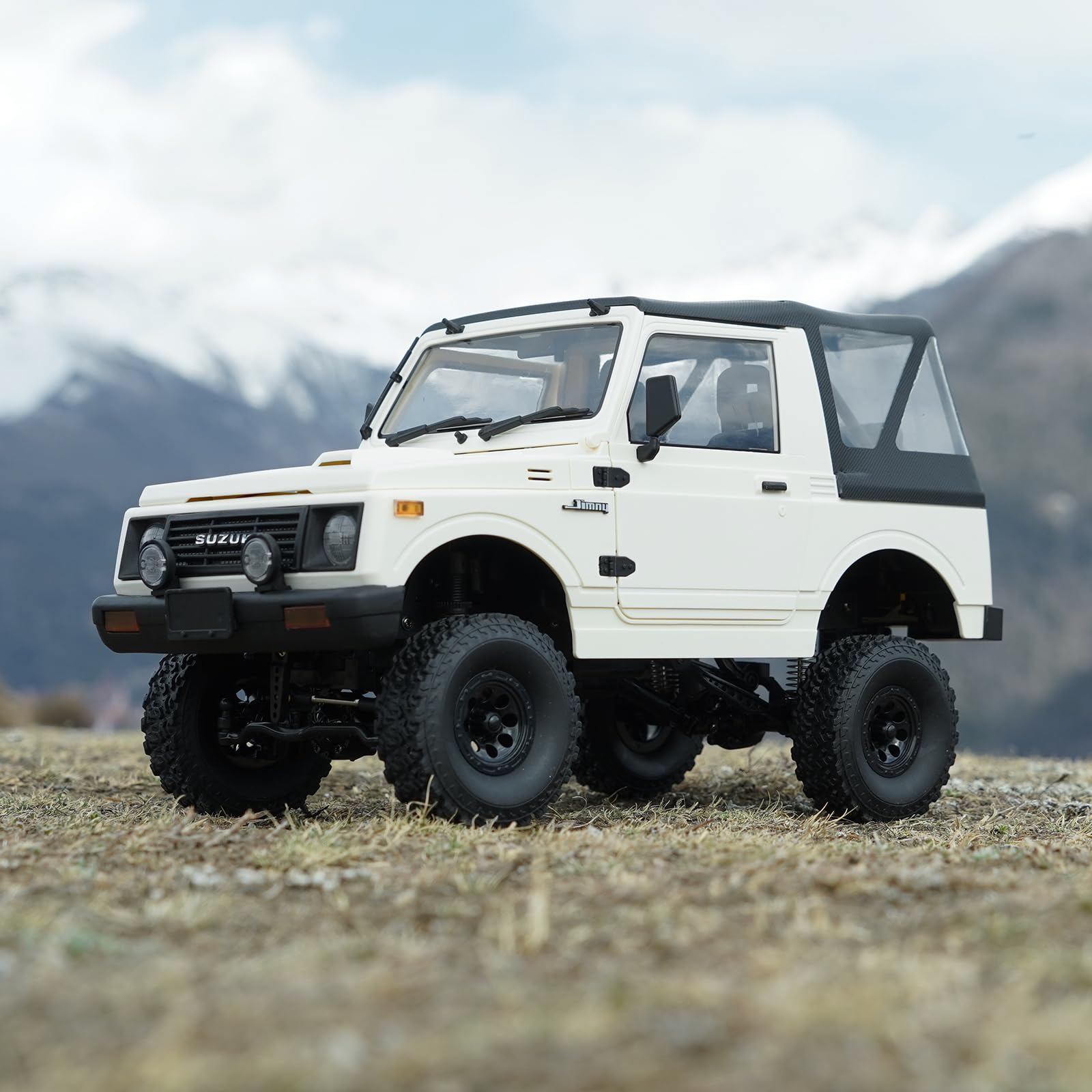 ARRIS 1/10 RC Crawler, WPL C74-1 Jimny JA11 RC Truck 4x4 Off Road RC Car, 4WD RC Pickup Truck RTR with 2.4Ghz Remote Control for Adults Hobby Grade Toy Gifts