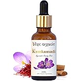 Blise organic Real Kumkumadi oil - 100% Pure and Natural, Chemical Free, Serum Face Oil, Made with Potent and Rare 30 wild Herbs, Enriched with Saffron and sandalwood and, Non GMO