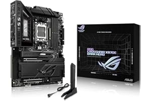ASUS ROG Crosshair X870E Dark Hero ATX Motherboard, 20+2+2 Power Stages, DDR5 Slots, PCIe® 5.0, Five M.2 Slots, 3D VC M.2 hea