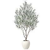 SOGUYI Olive Trees Artificial Indoor, 8 Feet Tall