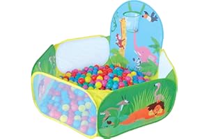 Mima Toys - Animal World Ball Park + 100 Colorful Balls