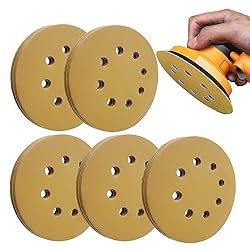 QYQRQF 5 Inch Sanding Discs Hook and Loop, 320