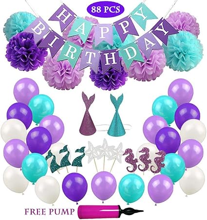 Amazon Com Balloons Decoration For Girls And Women Party Elegant
