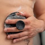 flexii Silicone Body Scrubber Charcoal Premium Exfoliator Gentle Brush view 7