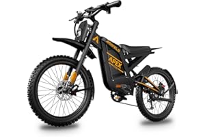 Arkveld Electric-Dirt-Bike for Adults-Mountain-Motorcycle with 1536Wh Battery 32AH, Max 40 MPH and 80Miles Range E-Bike, Peak 3000W Brushless Motor, 25Inch Fat Tire and Front Fork Suspension