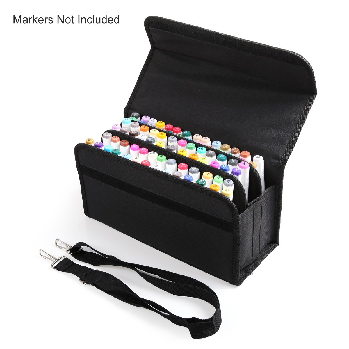 80 Holders Marker Pen Case for Permanent Paint Marker, Dry Erase Marker