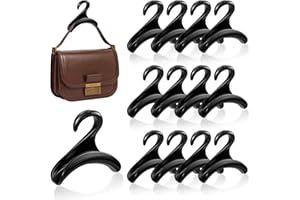 Chris.W 12 PCS Purse Hanger Hook Bag Rack Holder, Handbag Hanger Over The Closet Rod Hanger for Storing and Organizing Purses