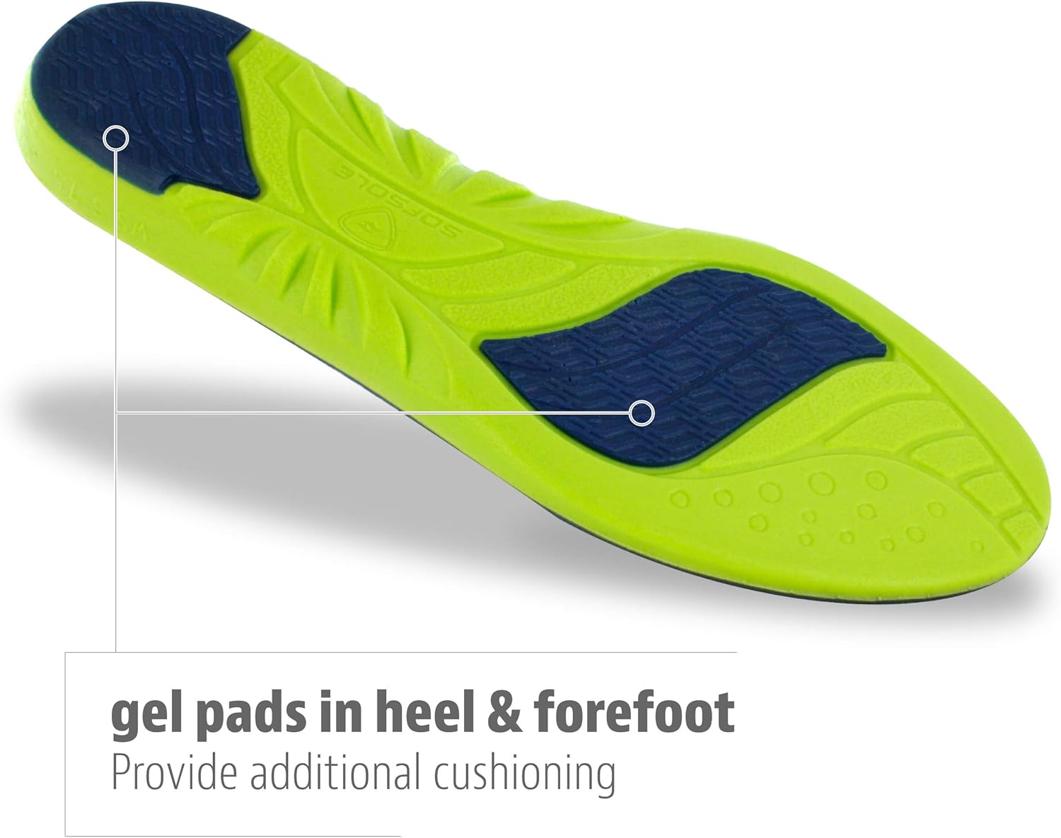 Sof Sole Insoles Women's ATHLETE Performance Full-Length Gel Shoe Insert: Shoes