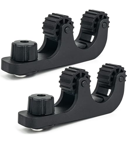 Rail D'Accessoire Kayak Omoojee - 10,4 Pouces - Profil Bas - Noir (Plastique)