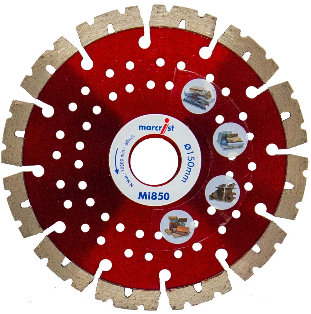 Marcrist Mi850 150mm Wet / Dry Professional Universal Diamond Cutting Blade