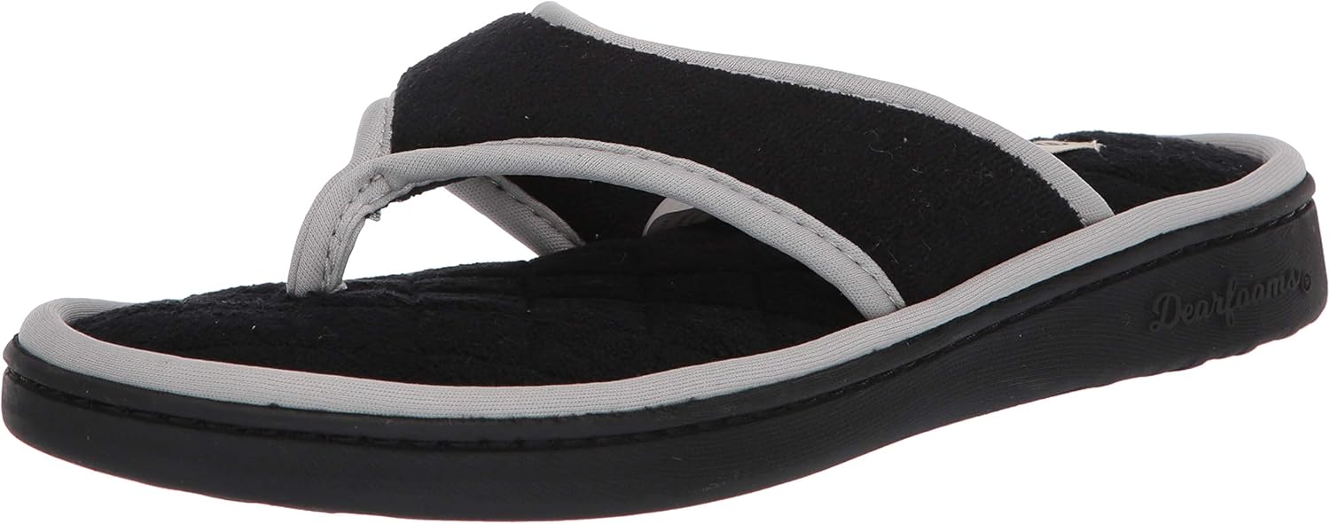 Dearfoams Chancla Pantufla (Thong Slipper) Pantuflas para Mujer Amazon