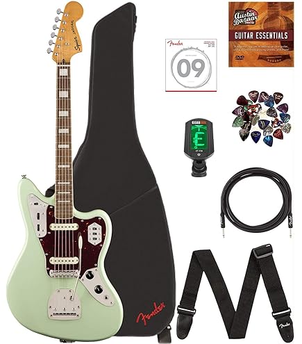 Amazon.com: Squier Classic Vibe 70s Jaguar Electric Guitar, with 2