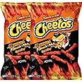Cheetos Crunchy XXtra Flamin’ Hot Net Wt. 3.5 Baggies Snack Care Package for College, Military, Sports (2)