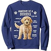 Anatomy Of A Doodle Dog Doodle Owner Goldendoodle Mom Sweatshirt