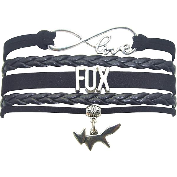 Amazon.com: LONYOO Cute Fox Bracelets Stainless Steel Bangle