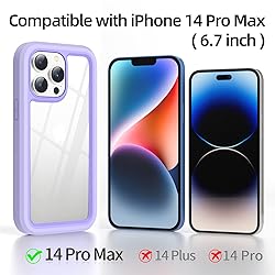 WXR Compatible with iPhone 14 Pro Max Case 6.7