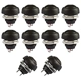 Momentary Push Button Switches, Ampper 2 Pin On/Off