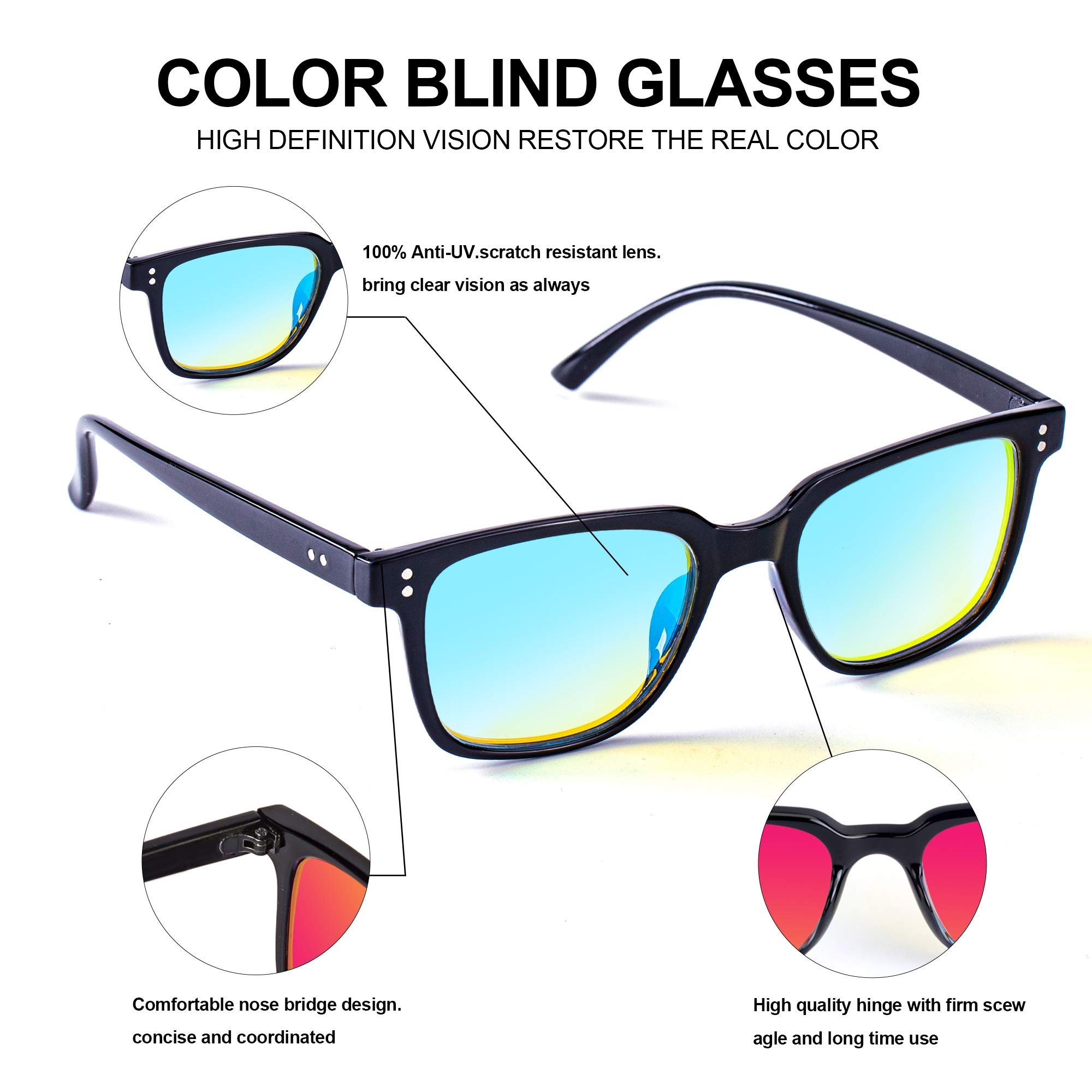 Mua Colorblind Glasses for Men All Color Blindness Glasses Both Outdoor