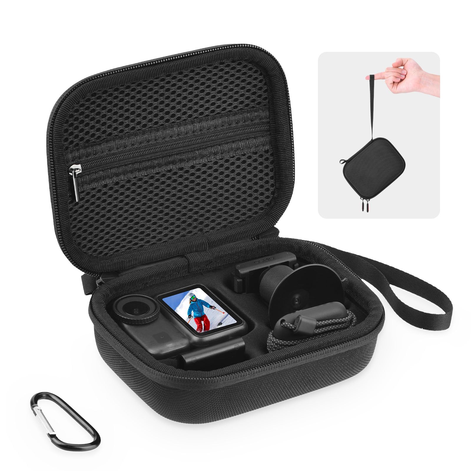 Photo 1 of BRDRC Carrying Case for DJI Nano Accessories, Storage Bag Protective Case Hard Shell Cover for DJI Osmo Nano Standard Combo Accessory