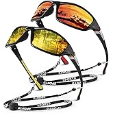 WEAROYO Polarized Sports Sunglasses for Men Women,Fishing Driving Rectangular Goggles UV400 Protection