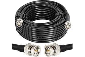 XRDS-RF 50FT SDI Cable - HD-SDI/3G/6G-SDI/4K/8K BNC to BNC Digital Video Cable - RG59 Precision Cable for HD Video