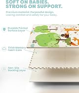 kidoola Reversible Large Baby Play Mat 200x80 cm Thick Floor Mat view 5