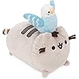 GUND Pusheen & Bo Parakeet Best Friend Set Two-in-One Plush Cat Stuffed Animal, Gray and Blue, 6”