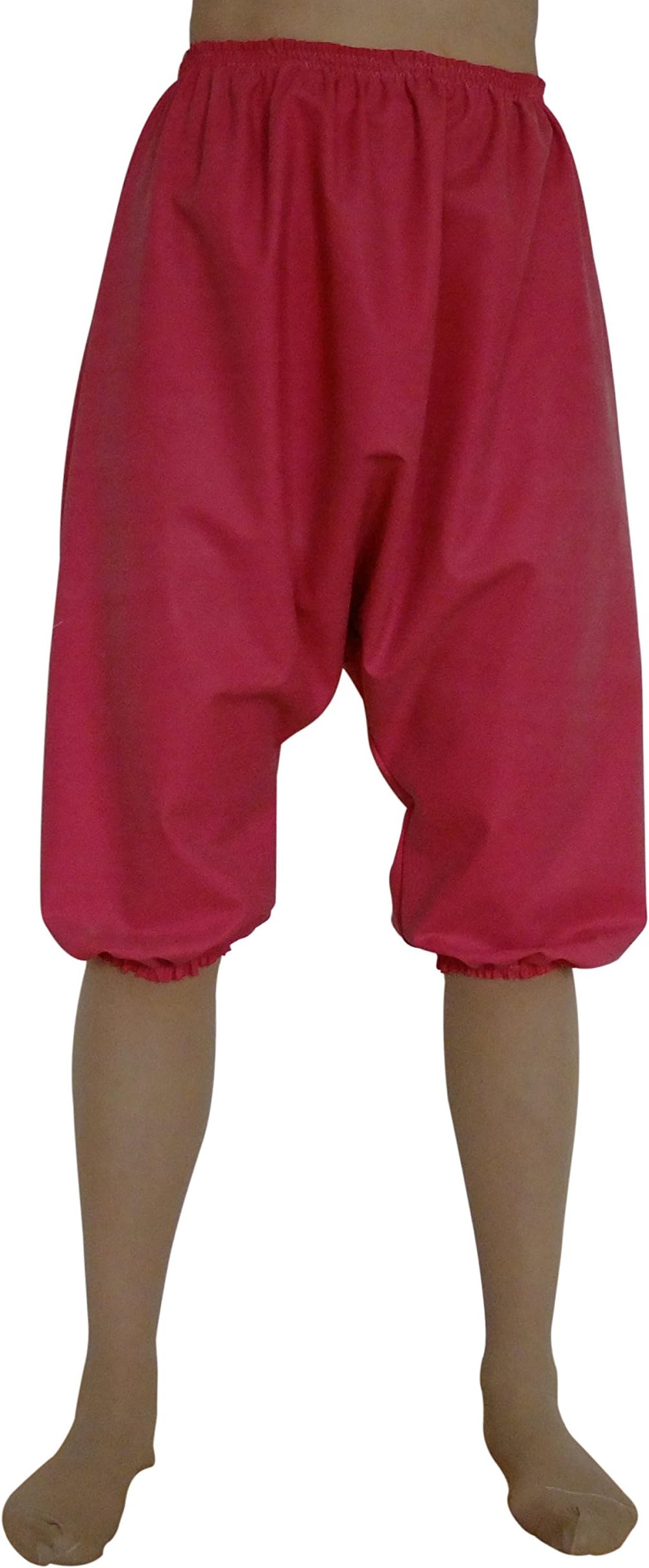 Long Bloomers - Rubber Pants/Panties/Knickers/Bloomers in Pink (Latex/Silicone Mix) Size XXL/XXXL Old Fashioned Style. 2 Sizes