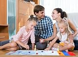 RAYNA GAMES 3 in 1 Tabletop Shuffleboard Bowling Curling Set 8 P rollers view 7