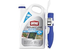 Ortho GroundClear Super Weed & Grass Killer1: Ready-to-Use Continuous Spray Comfort Wand, Results in Hours, 1/2 gal.