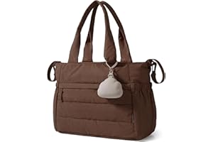 BAGSMART Diaper Bag Tote, Baby Bag with Pacifier Case Large Travel Diaper Tote for Mom Hospital Bag for Labor Delivery