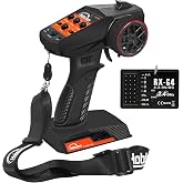 RC Remote Control 4CH 2.4G Transmitter with Receiver and Lanyard for RC Car Crawler Boat