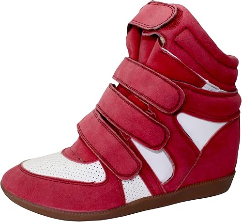 red ladies trainers uk
