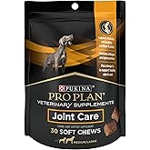 Purina Pro Plan Veterinary Large Breed Dog Joint Care Supplement with Glucosamine, Chondroitin, and Collagen to Support Hip and Joint Health – 30ct Pouch