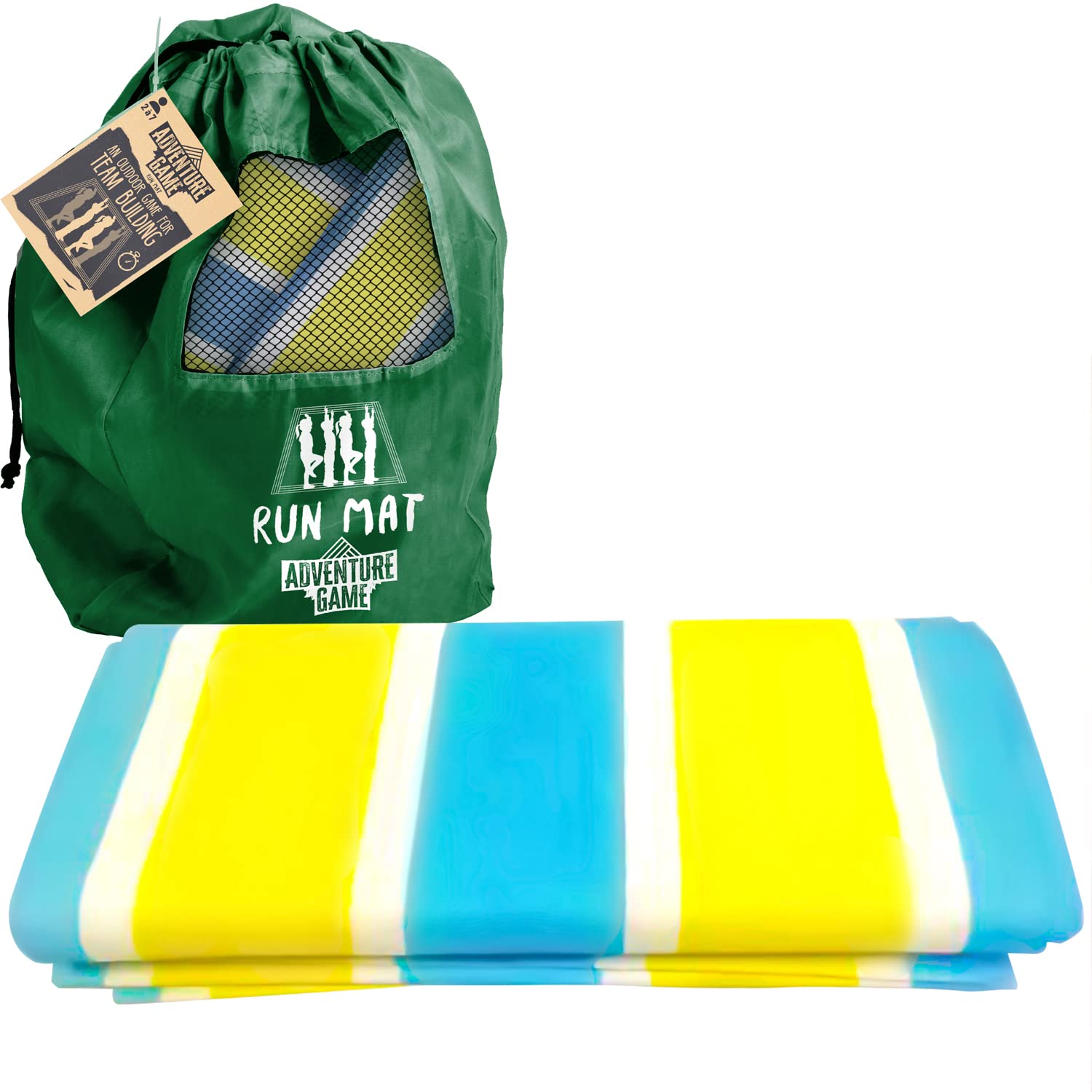 Adventure Game® Infinite Mat | Team Building Game | Infinite Running Mat | Teamwork | Speed | Outdoor | Adults | Kids | Party | Group Activity | Coordination | 100% Fun | OriginalCup®