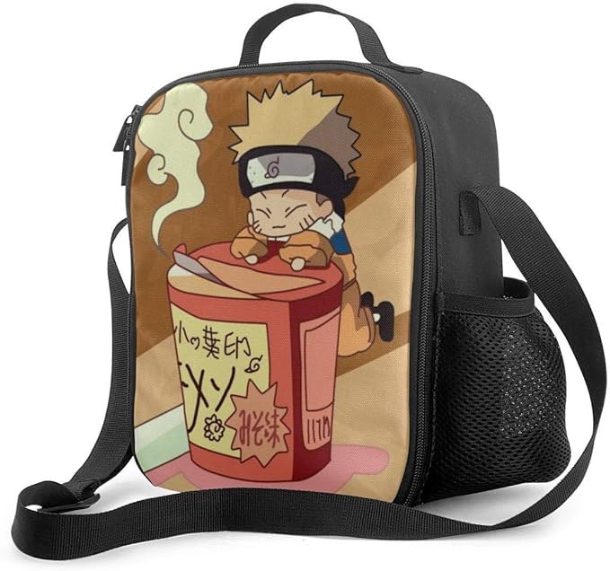 Uzumaki Naruto Insulated Lunch Bag Reusable Lunch Boxes for Women and