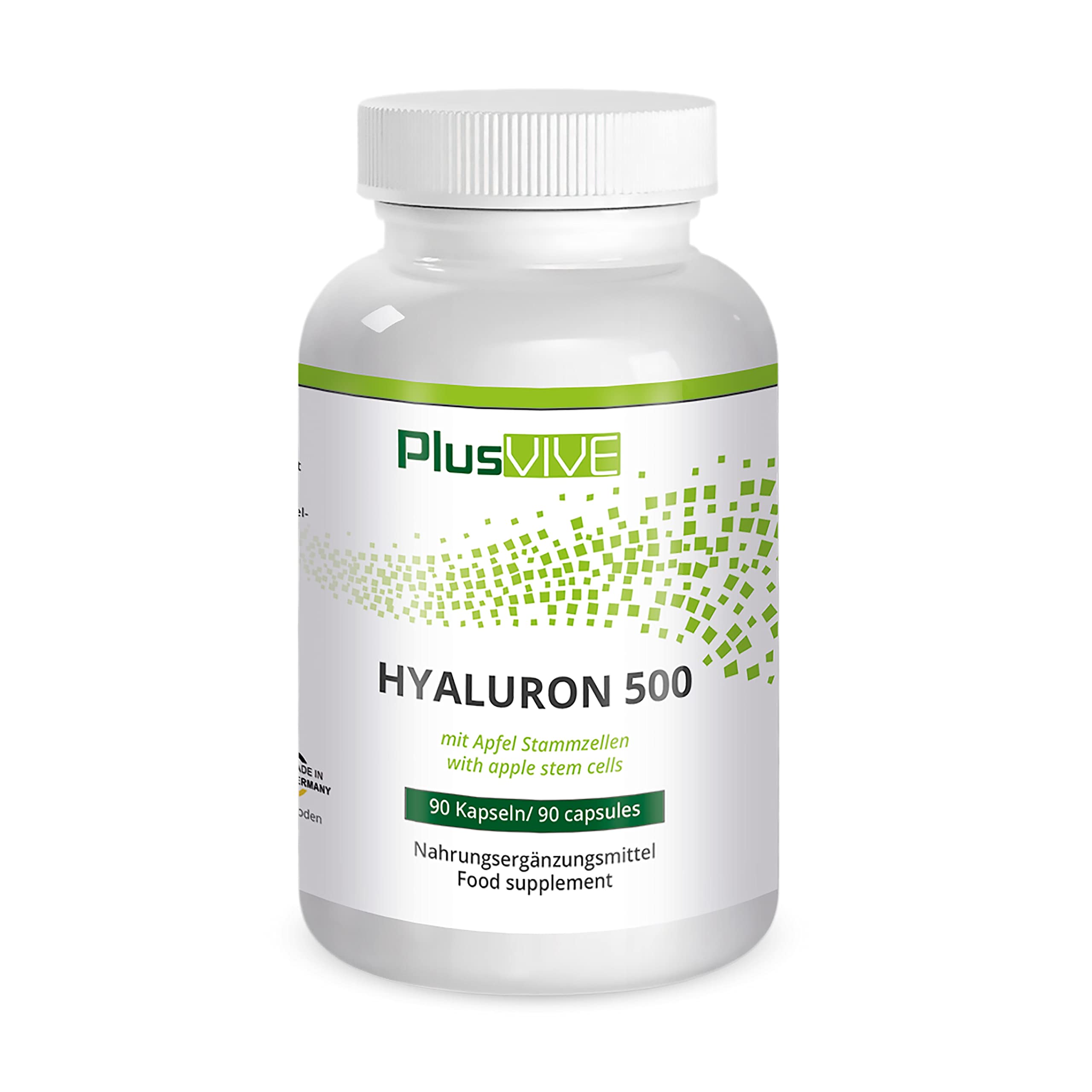Plusvive Hyaluronic Acid with Apple Stem Cells, (500 mg)