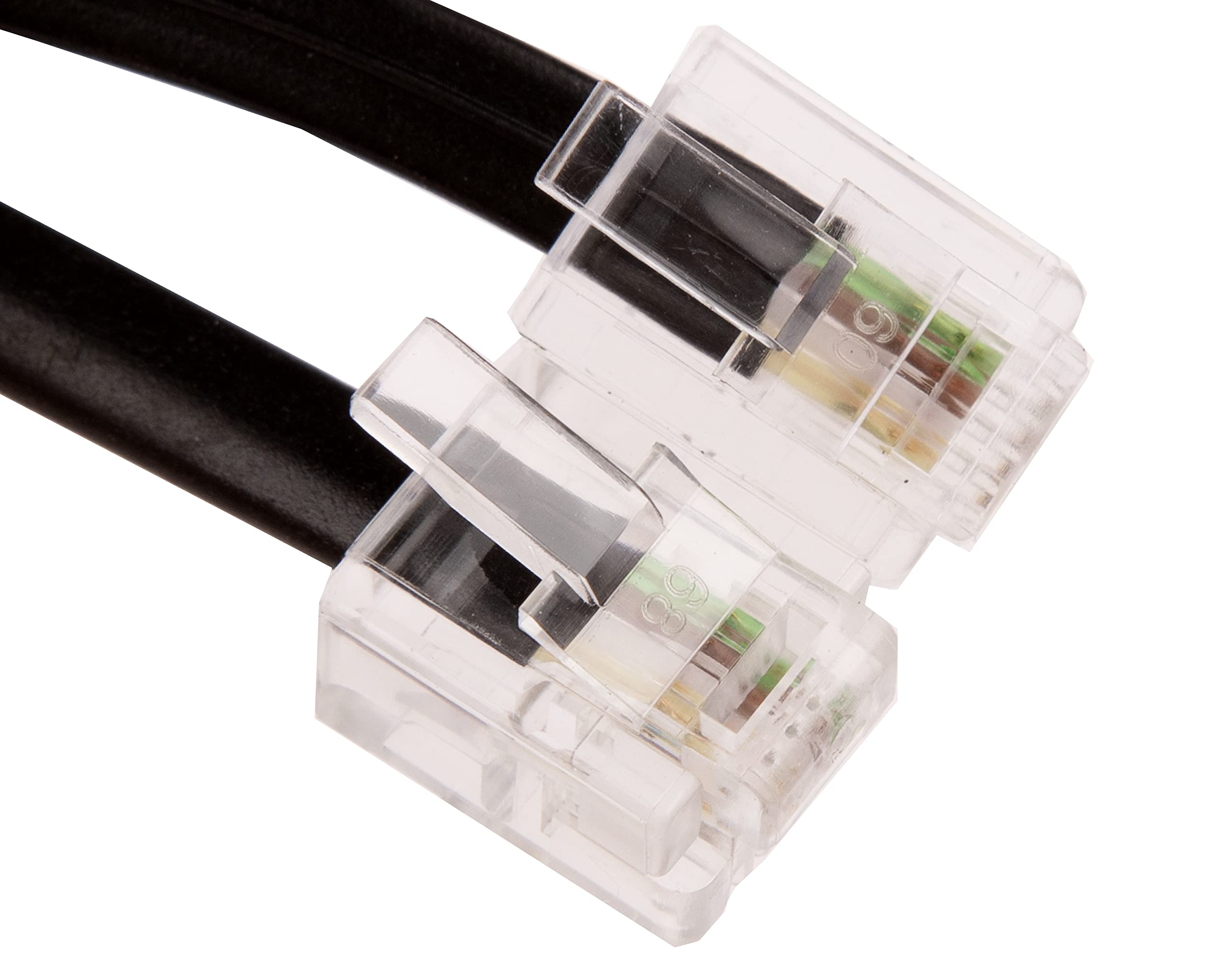 CDL Micro ADSL RJ11 Cable for use with Broadband BT Router Home Hub Modem 7.5m - Black