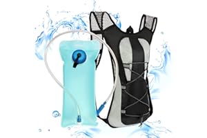 Hydration Pack Backpack, Water Backpack with 2L Water Bladder, Water Backpack for Hiking, Hydration Backpack, Suitable for Cy