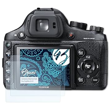 Bruni Schutzfolie für Fujifilm X-S1 Folie, glasklare Displayschutzfolie (2X)