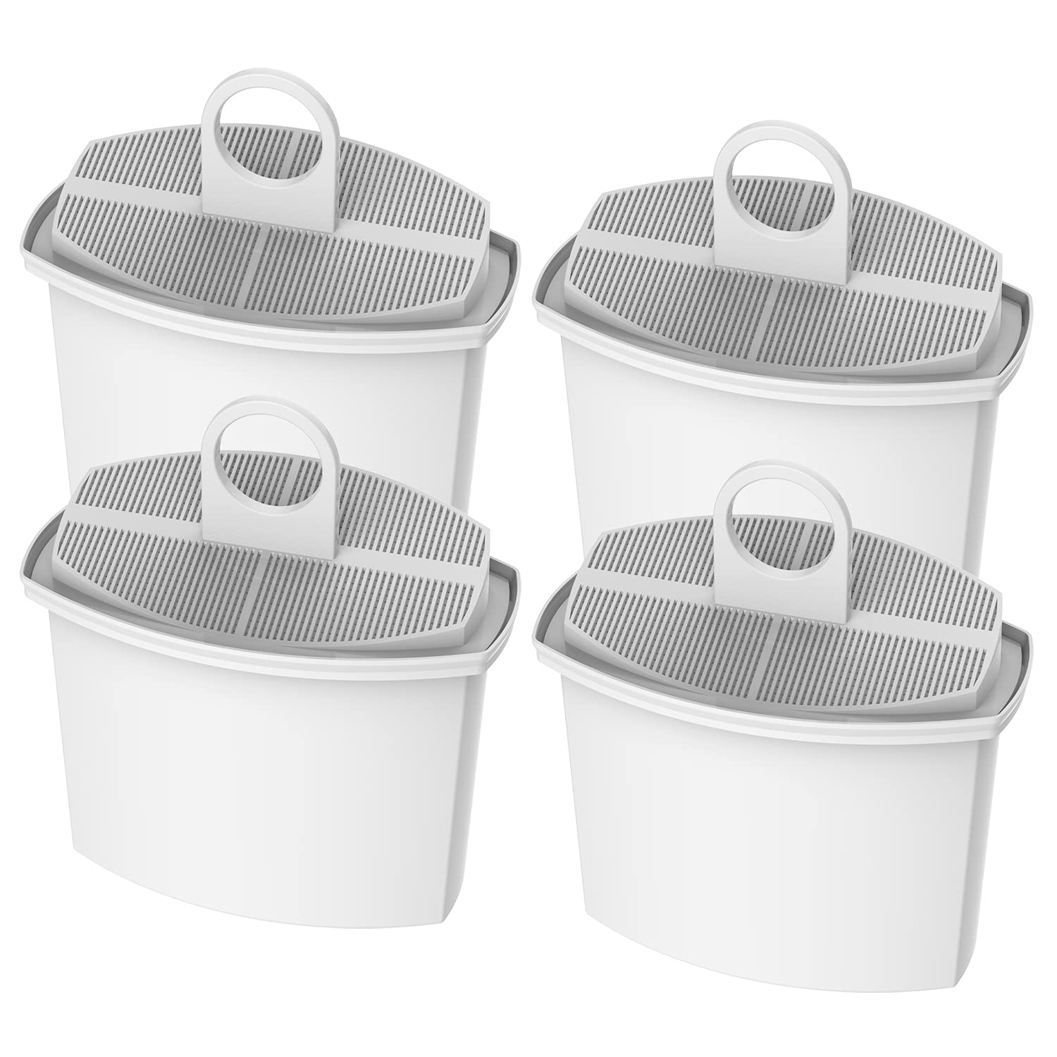 Maxblue 4 Pack Filter Cartridge, TÜV SÜD Certified, Compatible with Braun KWF2, KF560, KF130, KF140, KF550, KF570 Coffee Maker Machine, Resin & Activated Carbon, 4 Pieces