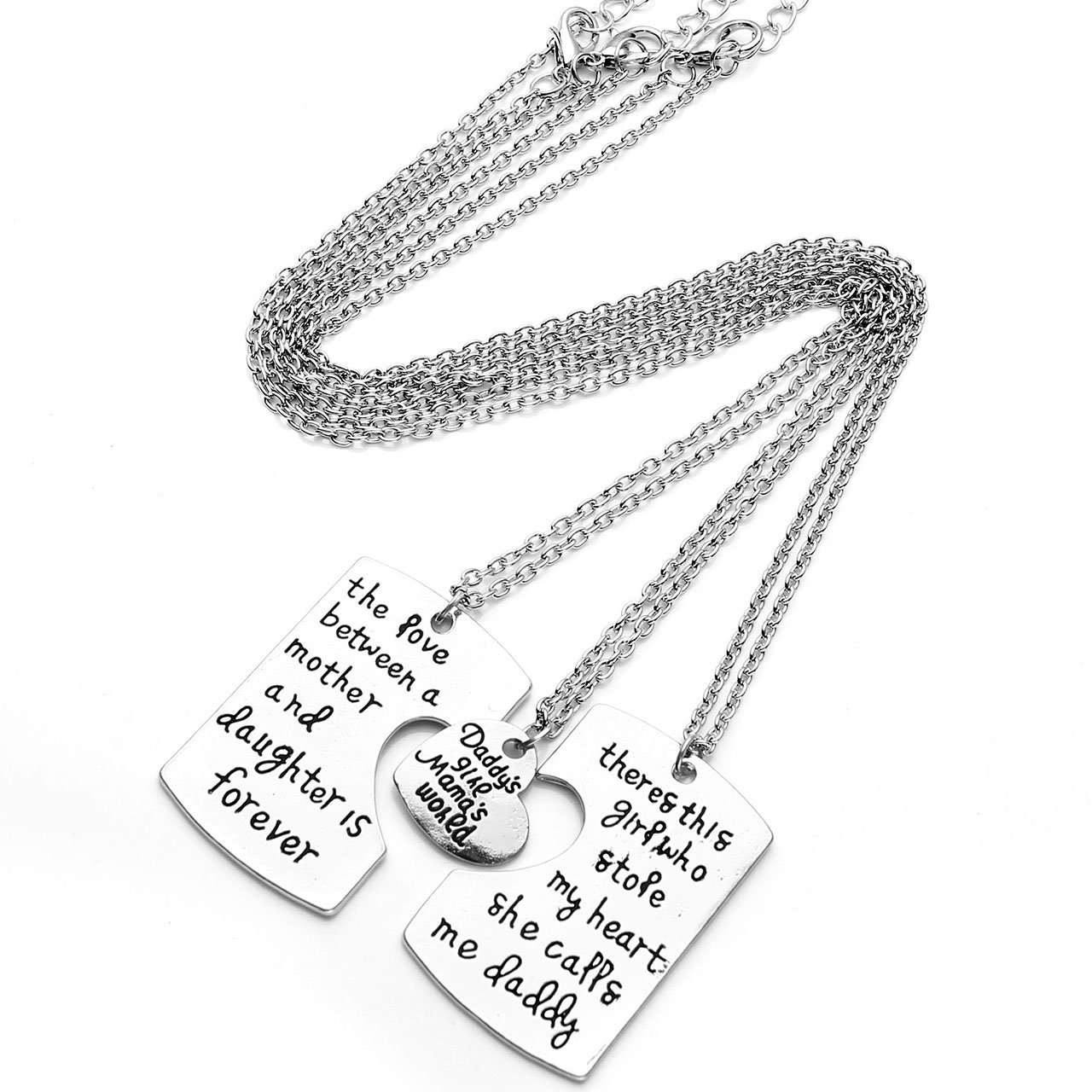 JOVIVI Partner-Anhänger, 3x Freundschaftsketten \