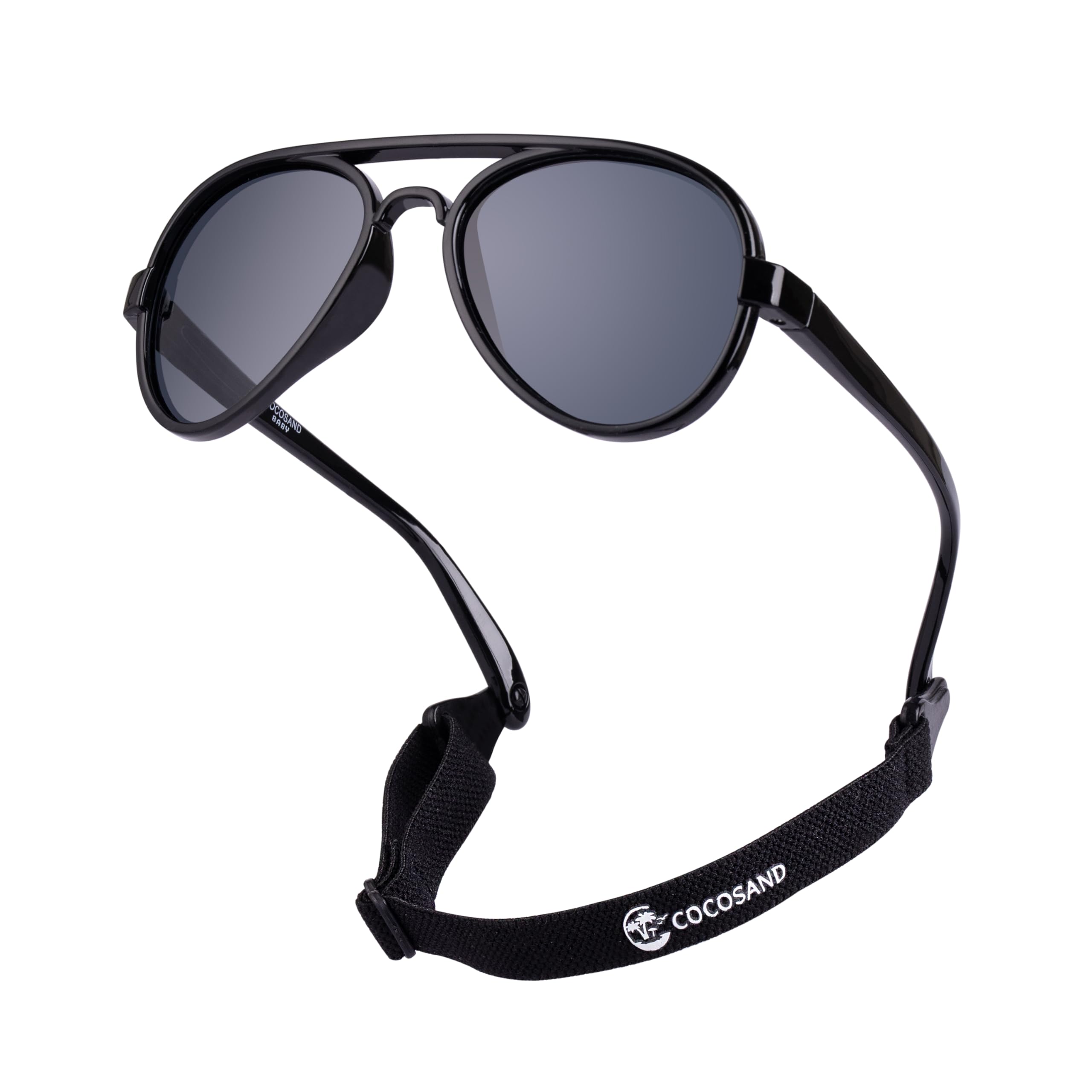 Photo 1 of COCOSAND Baby Sunglasses with Strap Polarized Aviator UV400 for Infant Toddler Boys Girls Age 0-24 Months
