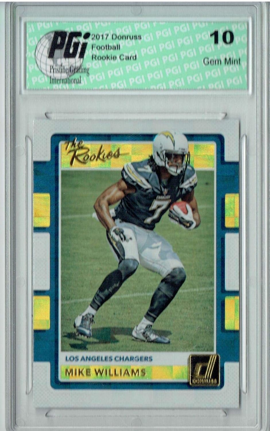 Amazon Com Mike Williams 17 Donruss 4 The Rookies Sp Rookie Card Pgi 10 Unsigned Football Cards Sports Collectibles