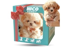 ubararyen AI Robot Dog, Smart Realistic Robot Puppy, Robotic Dog That Acts Like a Real Dog, Smart Robotic Puppy - Walking, Barking, Tail Wagging (Set A)