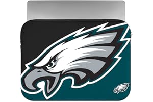 FOCO NFL Official 15" Inch Colorblock Primary Logo Zipper Laptop Computer Sleeve Case Bag