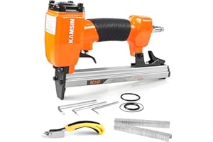 8016K 21 Gauge Pneumatic Upholstery Stapler 1/2-Inch Crown for 80 Serie 1/4-Inch to 5/8-Inch Staples, Air Power Fine Wire Sta