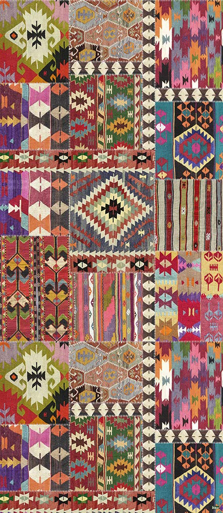 SHIRAZ DU 01 52 x 120 x 0.22 cm Vinyl Rug